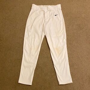 Nike White Baseball Pants M